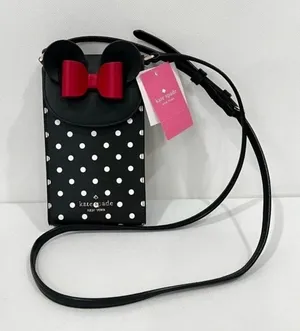 Kate Spade Disney Minnie Mouse North South Flap Phone Crossbody Bag thumbnail 1