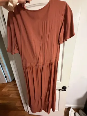 Burnt orange dress thumbnail 3
