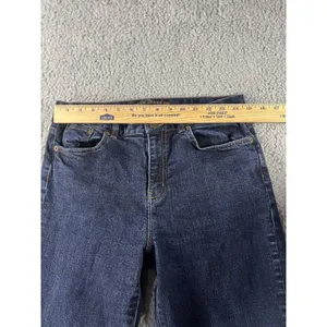 Lauren Ralph Lauren Jeans Womens 10 Mid Rise‎ Classic Bootcut Blue Denim Pants thumbnail 6