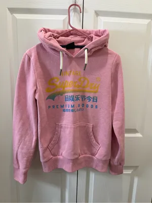 Superdry Vintage Logo Premium Faded Hoodie US 4 thumbnail 4