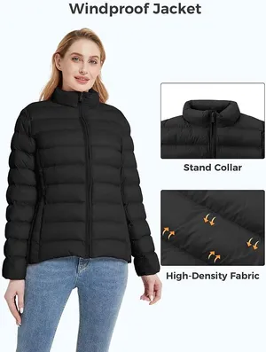 Packable Puffer Jacket Windproof Lightweight thumbnail 10