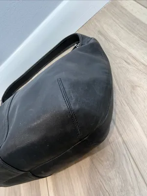 Coach Vintage Ergo slouchy black leather shoulder hobo bag thumbnail 6