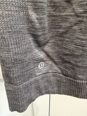 lululemon athletica Gray Lightweight Hooded Pullover thumbnail 3