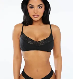 Savage X Fenty Nwt Black Bralette thumbnail 2