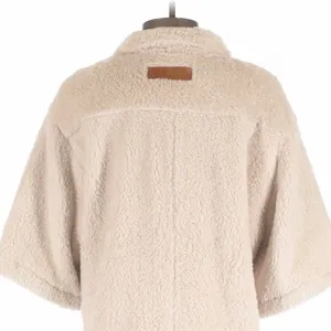 Rivet Utility Light Beige Stunner Teddy Sherpa Romper Small Cozy Loungewear thumbnail 6