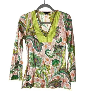 Vintage‎ y2k Express paisley print top thumbnail 1