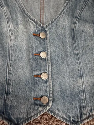 Denim Forum Aritzia Vest 90s Mia Denim thumbnail 3