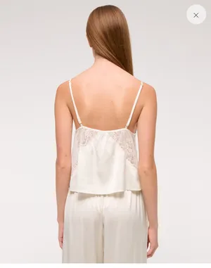 Abercrombie White Pearl Sleep Cami and Pants thumbnail 5