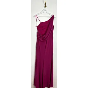 MAC DUGGAL One-Shoulder Jersey Body-Con Gown in Candy Pink Size US 4 thumbnail 9