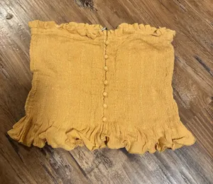 American Eagle Tube Top Yellow thumbnail 1