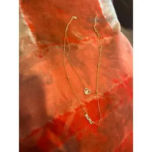 B310 925 Sterling silver gold tone 17 inch long thumbnail 2