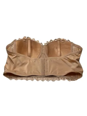 new Windsor ☀︎︎ Lace Beaded Bustier Top ☀︎︎ Nude ☀︎︎ XL ☀︎︎ Festival Date Night thumbnail 10
