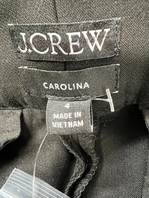 J. Crew Carolina pant in four-season stretch in Black Size 4 NWT thumbnail 11