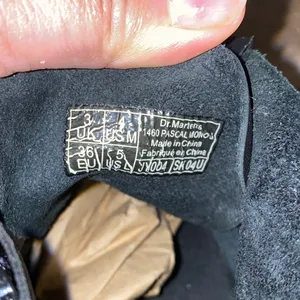 Dr. Martens 1460 Women’s Black Chukka Combat Boots Size 5 thumbnail 9