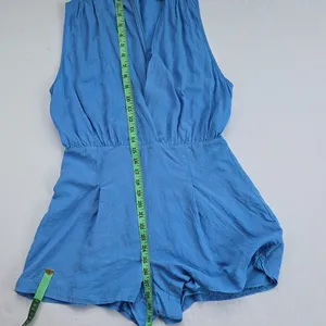 Zara -786 Women's Sleeveless Light Blue Romper Large‎ thumbnail 8