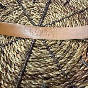 Lauren Ralph Lauren Gold Shimmer Leather Belt L Western‎ Glam 42” thumbnail 5