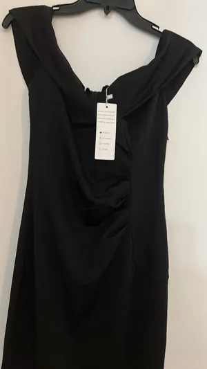 New small Offshoulder Black Dress NWT thumbnail 8
