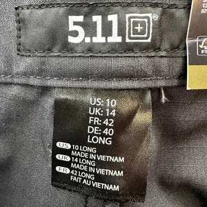 5.11 Tactical Taclite Pro Ripstop Pants 8-Pocket Straight Leg Charcoal 10 NWT thumbnail 5