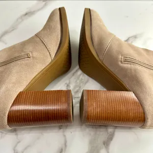 Cole Haan Harrington Grand Riding Suede Bootie Taupe Tan Size 11 Fall Classic thumbnail 6