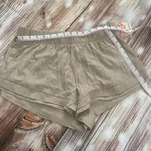 Free People Movement | Lets Go Out Short in Khaki | Medium thumbnail 3