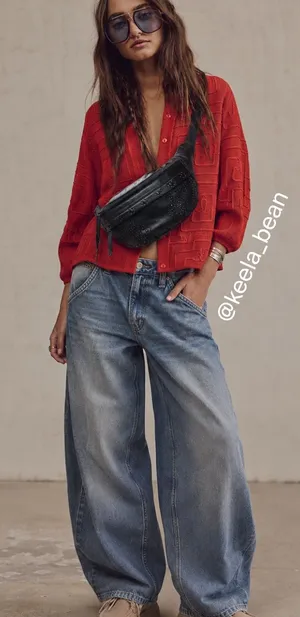 NWT Free People Ana Adorned Sling Bag thumbnail 1