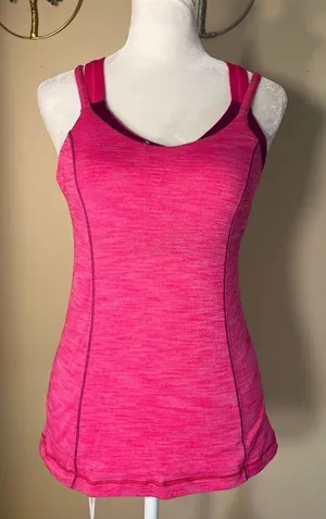 Lululemon Run For Gold Heathered Jeweled Magenta / Regal Plum Size 4 thumbnail 1