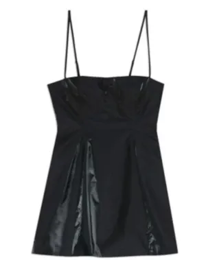 Danielle Bernstein x Macy’s Fit & Flare Mini Dress w/Pockets in Black, Size 16 NWT $89 thumbnail 5