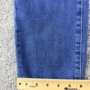 We‎ The Free Beacon Jeans Womens 30 High Rise Straight Leg Stretch Denim Blue thumbnail 7