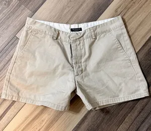 American‎ Eagle Tan Khaki Chino Shorts Women’s Size 6 Casual Summer Preppy thumbnail 1