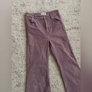 Rollas East Coast Flare Corduroy Jeans‎ Sz 28 in Pink thumbnail 3