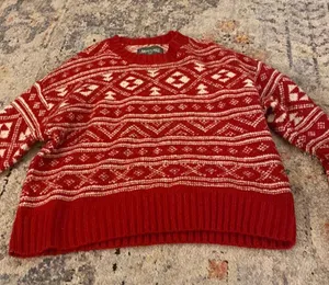 American Eagle Outfitters Red Sweater thumbnail 1