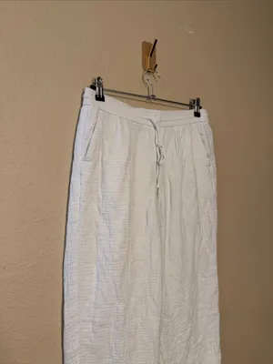 J crew seaside pant white soft gauze Size Medium thumbnail 4