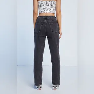 PacSun Faded Black Wash Mom Jeans Size‎ 24 thumbnail 5