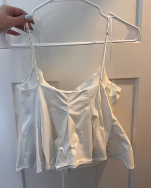 Zara white top thumbnail 1