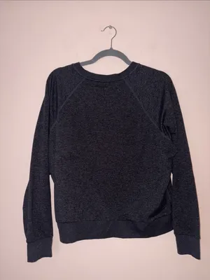 Vuori Halo dark gray crewneck long sleeve thumbnail 4