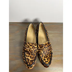 Vince Camuto Leopard Calf Hair Lug‎ Sole Loafers Size 7 New Statement thumbnail 7