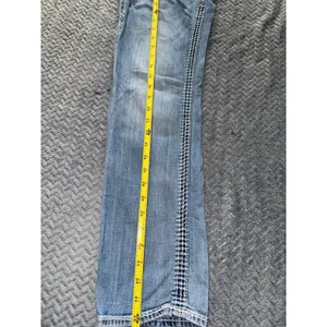 Rock Revival Jeans‎ Womens Blue Scarlett Easy Crop Wash Denim Size 26 thumbnail 13