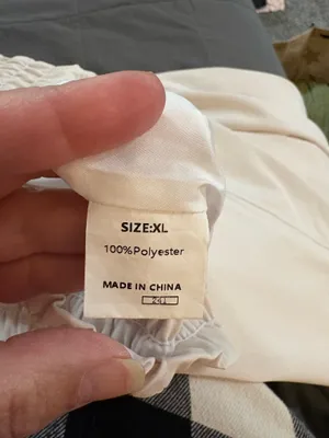NWOT unbranded, cream color lined pants thumbnail 6