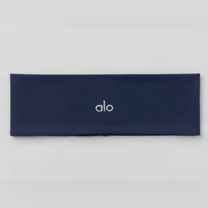 Alo Yoga NWT Performance Conquer Navy Blue Headband thumbnail 2