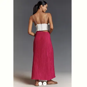 Anthropologie The Tilda Maxi Slip Skirt: Plisse Edition thumbnail 3