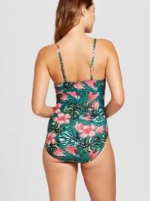 Merona Tropical One Piece Swimsuit thumbnail 2