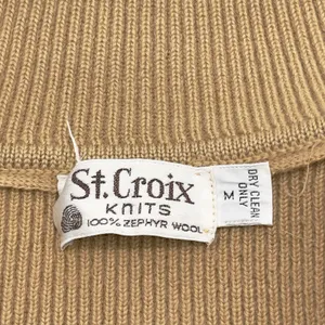 Vtg 60s St Croix Knits Women Cardigan Sweater Size M Zephyr Wool Preppy Heritage thumbnail 7