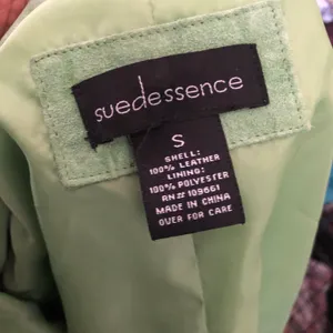 Vintage suedessence 100% genuine leather lightweight suede jacket thumbnail 7