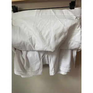 Jamie Sadock White Golf Skort Zip Pocket Performance Stretch Athletic Skirt thumbnail 5