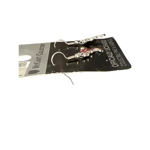 University Of Alabama Crimson Tide WinCraft Earrings Script Hook 1.25" New thumbnail 3