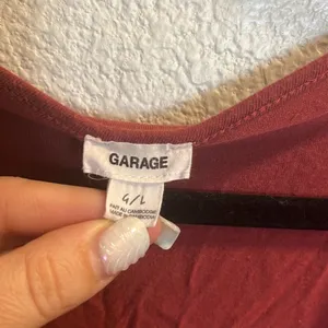 ✨Garage wrap bodysuit sz large maroon✨ thumbnail 6