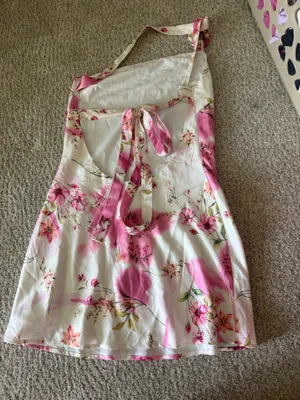 Peppermayo one shoulder dress silk with open back thumbnail 2