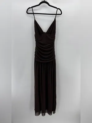 Rare London Mesh Drop Waist Maxi Dress thumbnail 8