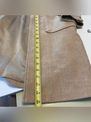 Magaschoni Trench Coat. Wool blend. Button Close. Lined. Herringbone. thumbnail 8