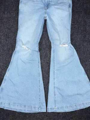 Wrangler Retro High Rise Trumpet Super Flare Bell Bottom Jean 28x30.5 Western thumbnail 5